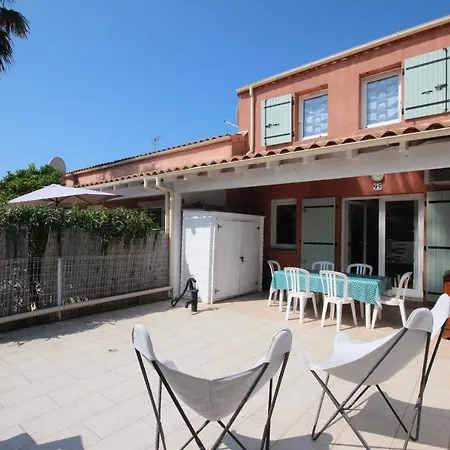 Agreable Maison De Climatisee, 2 Pour 5 Couchages, Securisee Avec Piscine Commune Le Clos De Socorro, 800m De La Lrcs95 Portiragnes